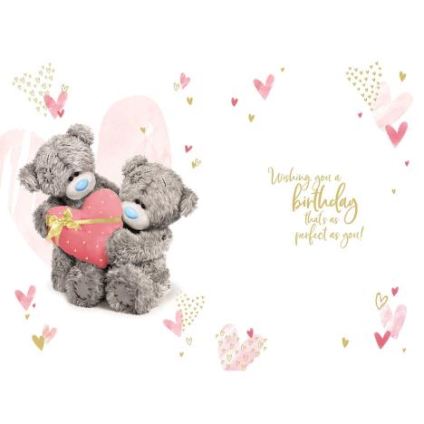 3D Holographic One I Love Me to You Bear Birthday Card Extra Image 1
